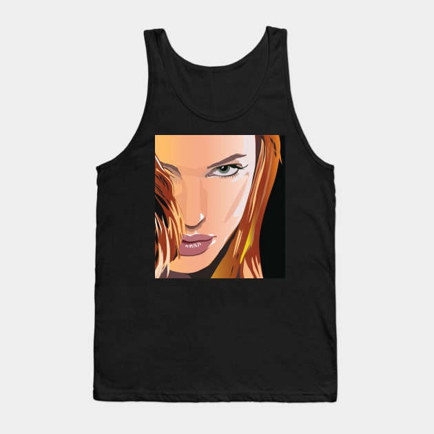 Angelina Jolie Tank Top by PulsePeople